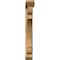 Ekena Millwork Olympic Slat Smooth Bracket w/ Offset Brace, Western Red Cedar, 5 1/2"W x 34"D x 42"H BKT0604X34X42OLY06SWR - alternate 2